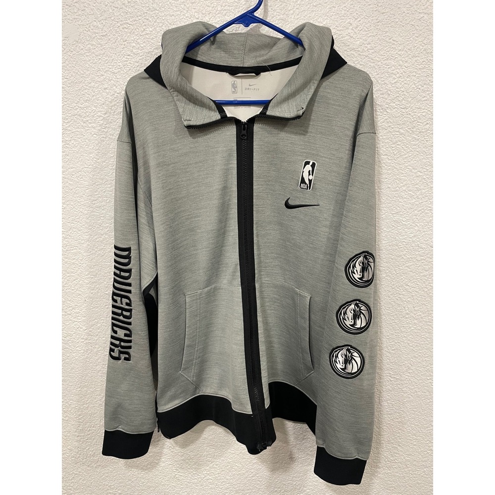 Nike NBA Dallas Mavericks Therma Flex Showtime OnCourt Hoodie CU0491-063 Men XL